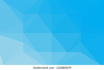 Light BLUE vector abstract mosaic background. Creative geometric illustration in Origami style with gradient. A new texture for your design.