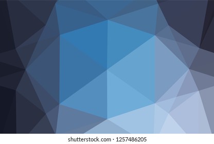 Light BLUE vector abstract mosaic background. Colorful abstract illustration with gradient. The textured pattern can be used for background.