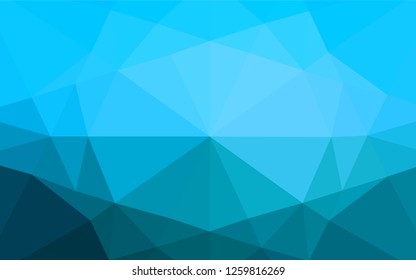 Light BLUE vector abstract mosaic pattern. Colorful abstract illustration with gradient. The elegant pattern can be used as part of a brand book.