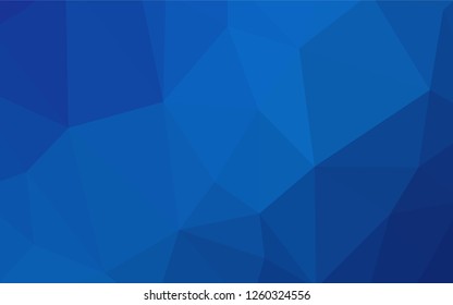 Light BLUE vector abstract mosaic background. Glitter abstract illustration with an elegant triangles. Brand new style for your business design.