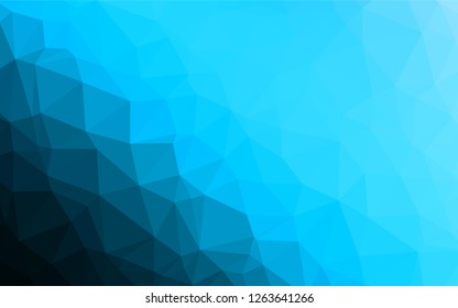 Light BLUE vector abstract mosaic background. A vague abstract illustration with gradient. The polygonal design can be used for your web site.