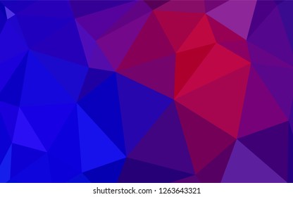 Light BLUE vector abstract mosaic backdrop. Modern abstract illustration with triangles. Polygonal design for your web site.