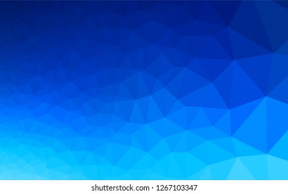 Light BLUE vector abstract mosaic pattern. An elegant bright illustration with gradient. Brand new style for your business design.