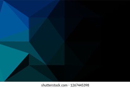 Light BLUE vector abstract mosaic background. Brand new colored illustration in blurry style with gradient. The completely new template can be used for your brand book.