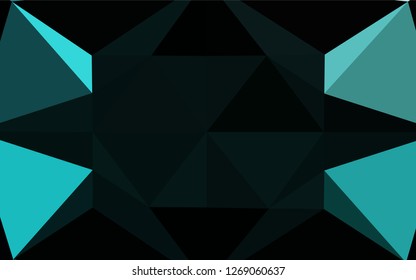 Light BLUE vector abstract mosaic pattern. Colorful abstract illustration with gradient. The textured pattern can be used for background.