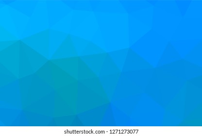 Light BLUE vector abstract mosaic pattern. Brand new colored illustration in blurry style with gradient. A completely new template for your business design.
