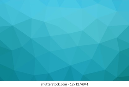 Light BLUE vector abstract mosaic pattern. A completely new color illustration in a vague style. The textured pattern can be used for background.