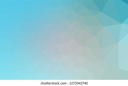 Light BLUE vector abstract mosaic pattern. A completely new color illustration in a vague style. The elegant pattern can be used as part of a brand book.