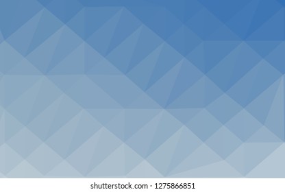 Light BLUE vector abstract mosaic background. Brand new colorful illustration in with gradient. Elegant pattern for a brand book.