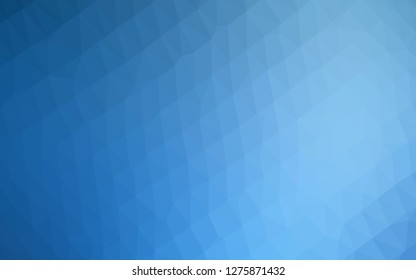 Light BLUE vector abstract mosaic pattern. Shining colored illustration in a Brand new style. Textured pattern for background.