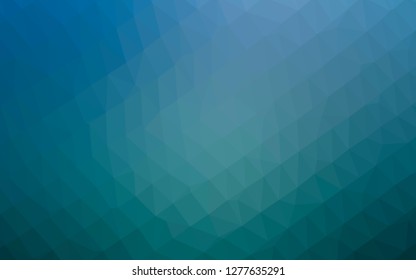 Light BLUE vector abstract mosaic background. Brand new colorful illustration in with gradient. New texture for your design.