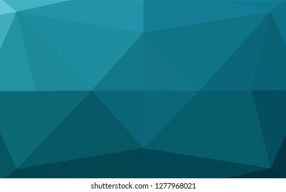 Light BLUE vector abstract mosaic backdrop. Glitter abstract illustration with an elegant design. A completely new design for your business.
