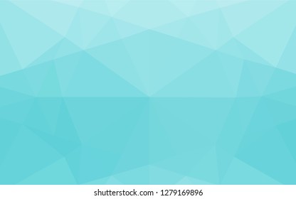 Light BLUE vector abstract mosaic pattern. Creative illustration in halftone style with gradient. A completely new template for your business design.