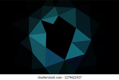 Light BLUE vector abstract mosaic pattern. Colorful illustration in abstract style with gradient. A completely new template for your business design.