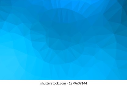 Light BLUE vector abstract mosaic pattern. Creative illustration in halftone style with gradient. A new texture for your design.