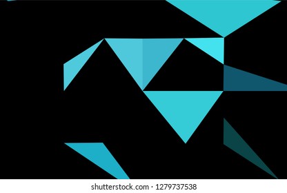 Light BLUE vector abstract mosaic pattern. Glitter abstract illustration with an elegant design. The textured pattern can be used for background.