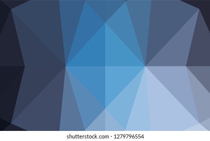 Light BLUE vector abstract mosaic pattern. Shining colored illustration in a Brand new style. A completely new design for your business.