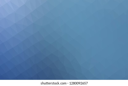 Light BLUE vector abstract mosaic background. Brand new colorful illustration in with gradient. Brand new design for your business.