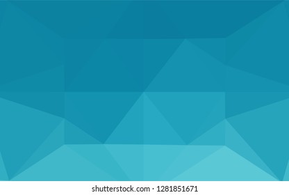 Light BLUE vector abstract mosaic backdrop. Brand new colored illustration in blurry style with gradient. The completely new template can be used for your brand book.