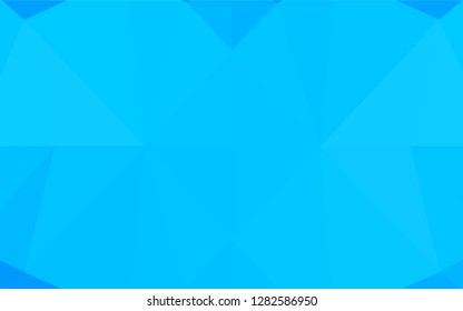 Light BLUE vector abstract mosaic pattern. An elegant bright illustration with gradient. Brand new style for your business design.