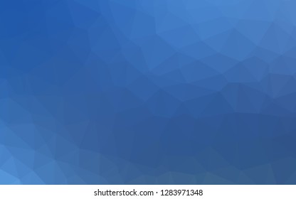 Light BLUE vector abstract mosaic backdrop. An elegant bright illustration with gradient. Brand new style for your business design.
