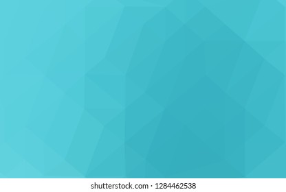 Light BLUE vector abstract mosaic backdrop. Colorful abstract illustration with gradient. Completely new design for your business.