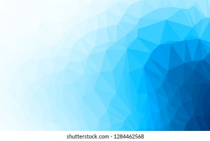 Light BLUE vector abstract mosaic pattern. Brand new colored illustration in blurry style with gradient. The template can be used as a background for cell phones.