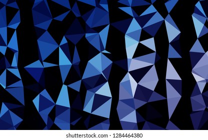 Light BLUE vector abstract mosaic background. Shining colored illustration in a Brand new style. Template for your brand book.
