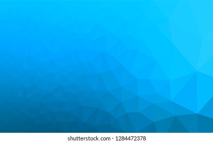 Light BLUE vector abstract mosaic pattern. Creative illustration in halftone style with gradient. The elegant pattern can be used as part of a brand book.