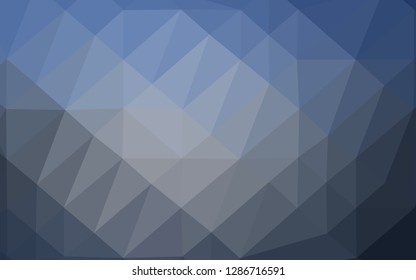 Light BLUE vector abstract mosaic background. A completely new color illustration in a vague style. Template for a cell phone background.