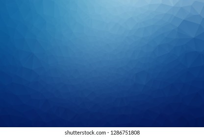 Light BLUE vector abstract mosaic pattern. Colorful illustration in Origami style with gradient.  Template for your brand book.