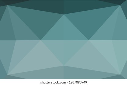 Light BLUE vector abstract mosaic pattern. Modern geometrical abstract illustration with gradient. The elegant pattern can be used as part of a brand book.