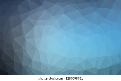 Light BLUE vector abstract mosaic background. Colorful abstract illustration with gradient. Completely new template for your business design.