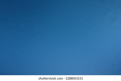 Light BLUE vector abstract mosaic background. Geometric illustration in Origami style with gradient. Textured pattern for background.