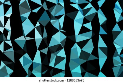 Light BLUE vector abstract mosaic background. An elegant bright illustration with gradient. Template for your brand book.