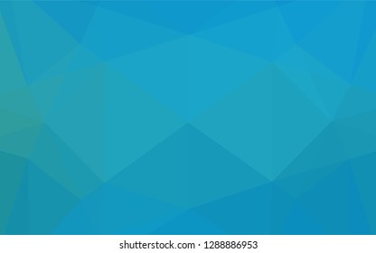 Light BLUE vector abstract mosaic pattern. Brand new colored illustration in blurry style with gradient. A new texture for your design.