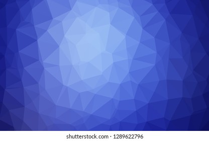 Light BLUE vector abstract mosaic backdrop. Colorful illustration in abstract style with gradient. Completely new template for your business design.