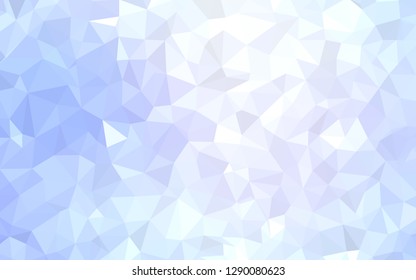 Light BLUE vector abstract mosaic pattern. Colorful illustration in polygonal style with gradient. New template for your brand book.