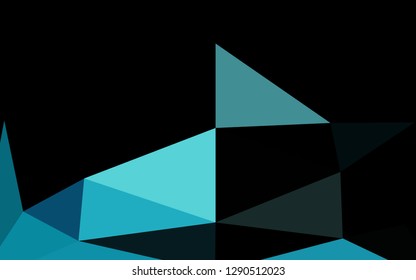 Light BLUE vector abstract mosaic pattern. A vague abstract illustration with gradient. Elegant pattern for a brand book.