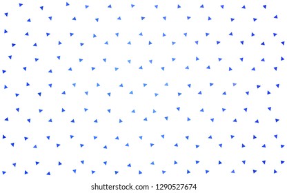 Light BLUE vector  abstract mosaic background. A completely new color illustration in a polygonal style. Pattern for a brand book's backdrop.