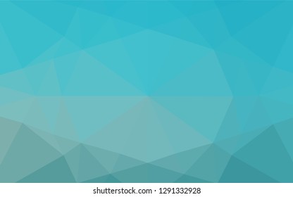 Light BLUE vector abstract mosaic backdrop. Brand new colored illustration in blurry style with gradient. The polygonal design can be used for your web site.