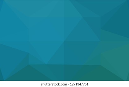 Light BLUE vector abstract mosaic backdrop. Brand new colored illustration in blurry style with gradient. A new texture for your design.