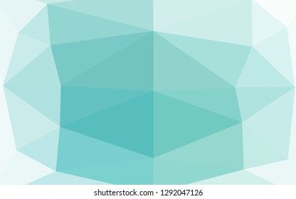 Light BLUE vector abstract mosaic pattern. Colorful illustration in abstract style with gradient. Brand new style for your business design.