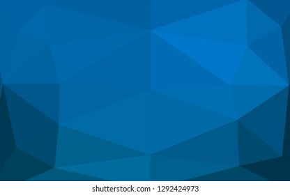 Light BLUE vector abstract mosaic background. An elegant bright illustration with gradient. Completely new design for your business.