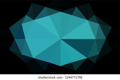 Light BLUE vector abstract mosaic pattern. Brand new colored illustration in blurry style with gradient. A completely new template for your business design.