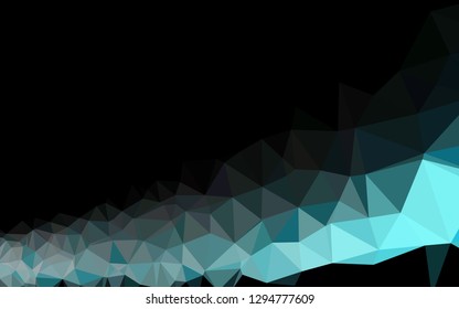Light BLUE vector abstract mosaic backdrop. Brand new colorful illustration in with gradient. Brand new design for your business.