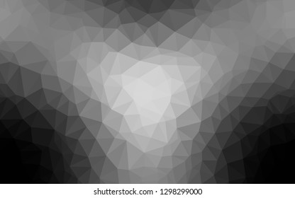 Light BLUE vector abstract mosaic backdrop. A completely new color illustration in a polygonal style. Polygonal design for your web site.