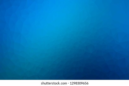Light BLUE vector abstract mosaic backdrop. Shining colored illustration in a Brand new style. Completely new template for your business design.