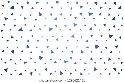 Light BLUE vector  abstract mosaic background. Colorful illustration in polygonal style with gradient. New template for your brand book.