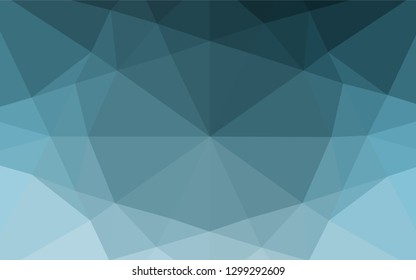 Light BLUE vector abstract mosaic background. A completely new color illustration in a vague style. A completely new design for your business.